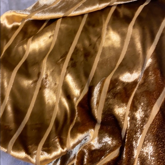 Michelle mason backless tulip silk & velvet dress - Picture 9 of 9